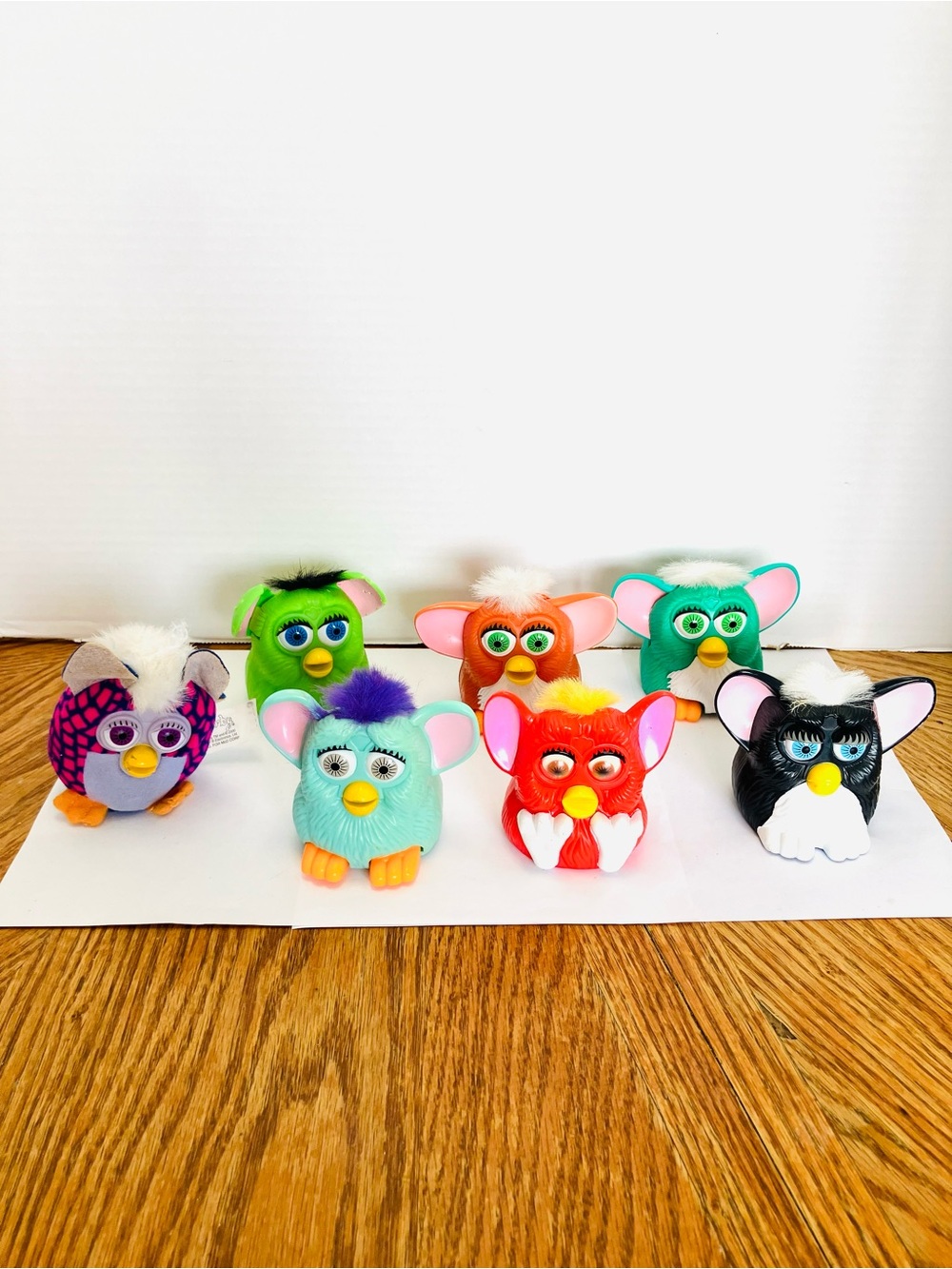 McDonald’s 1998 Furby Toys Lot(7) Minor Scuffs Loose Read